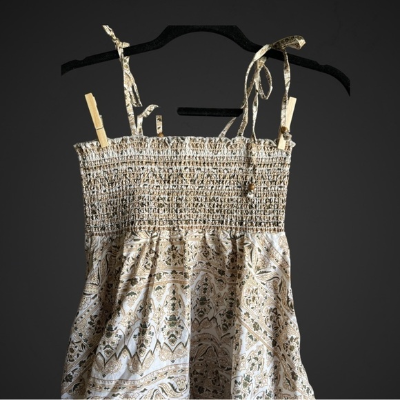 Y2k lei fairy shirred tube top tie top handkerchief hem - Picture 10 of 12